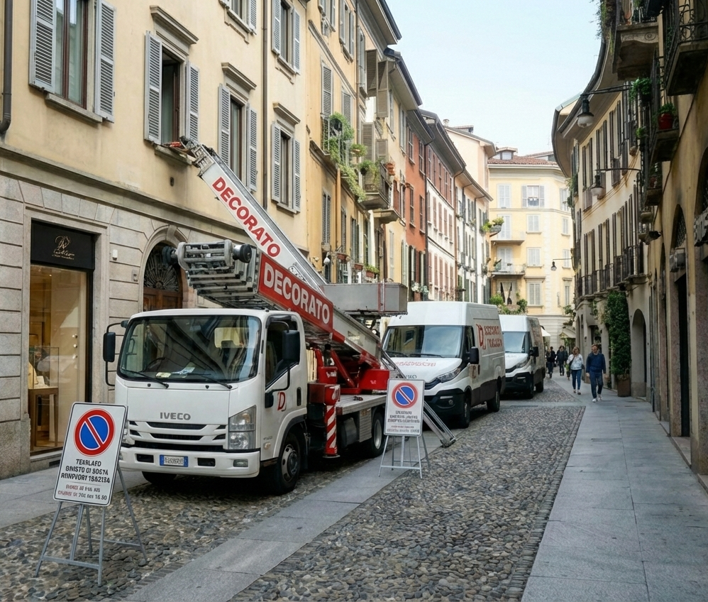 Noleggio autoscala Milano con operatore